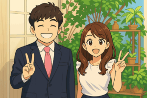 ご成婚された会員さまとカウンセラー